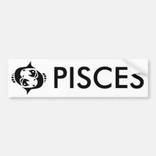 pisces bumper sticker