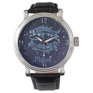 Pisces Constellation and Zodiac Sign with Stars Watch