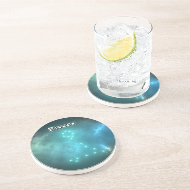 Pisces constellation coaster (Side)