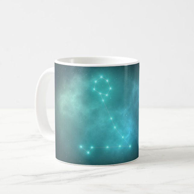 Pisces constellation coffee mug (Front Left)