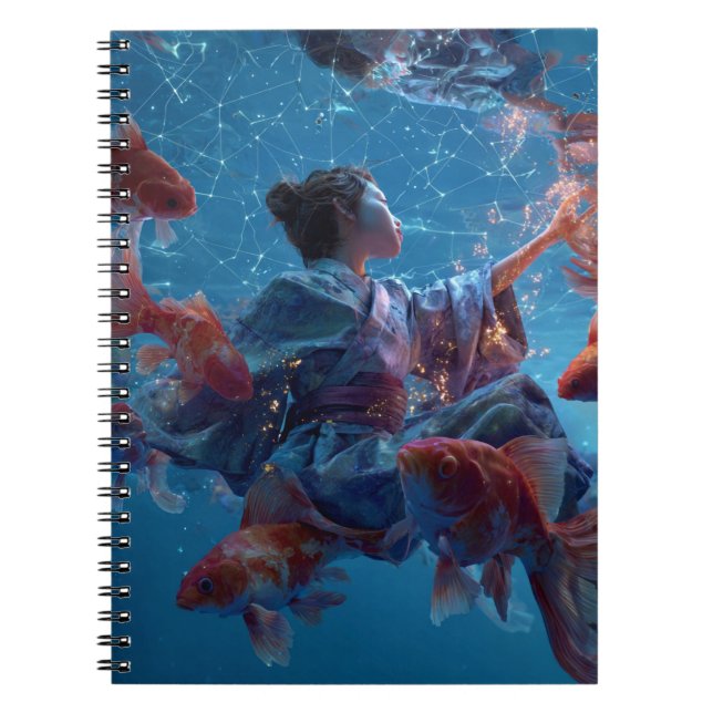 Pisces Constellation Dream Notebook (Front)