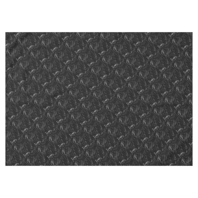 Pisces Constellation Hevelius 1690 Feb19 -March 20 Tablecloth (Front (Horizontal))