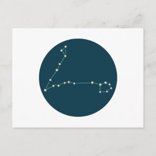 Pisces Constellation Postcard
