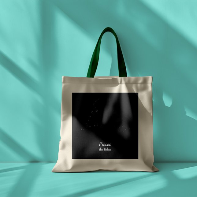 Pisces Constellation Tote Bag (Creator Uploaded)