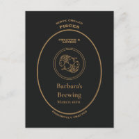 Pisces Creative Loving Personal Apothecary Label