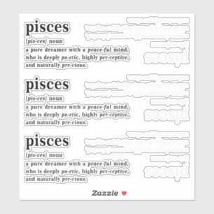 Pisces Definition Aesthetic Astrology Gift