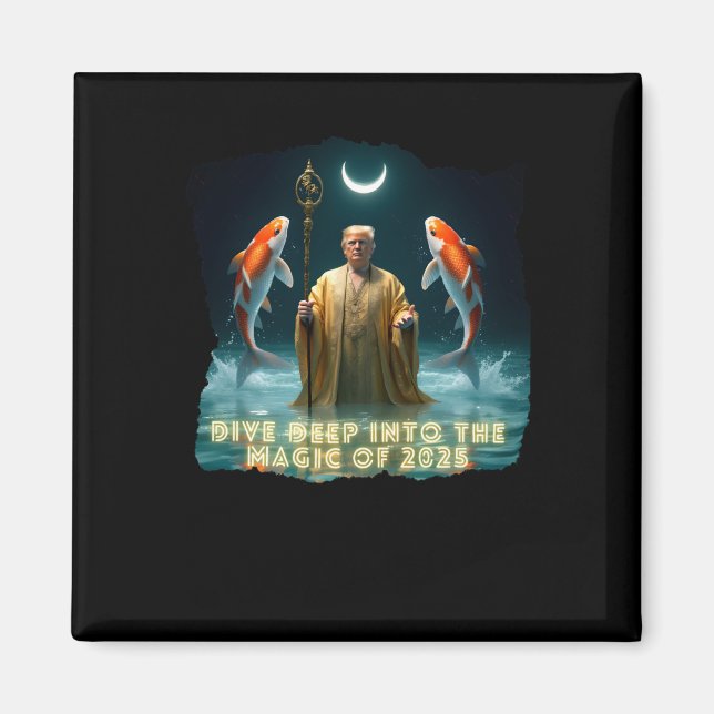 Pisces Design 2025  Magnet (Front)