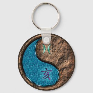 Pisces & Earth Boar Key Ring