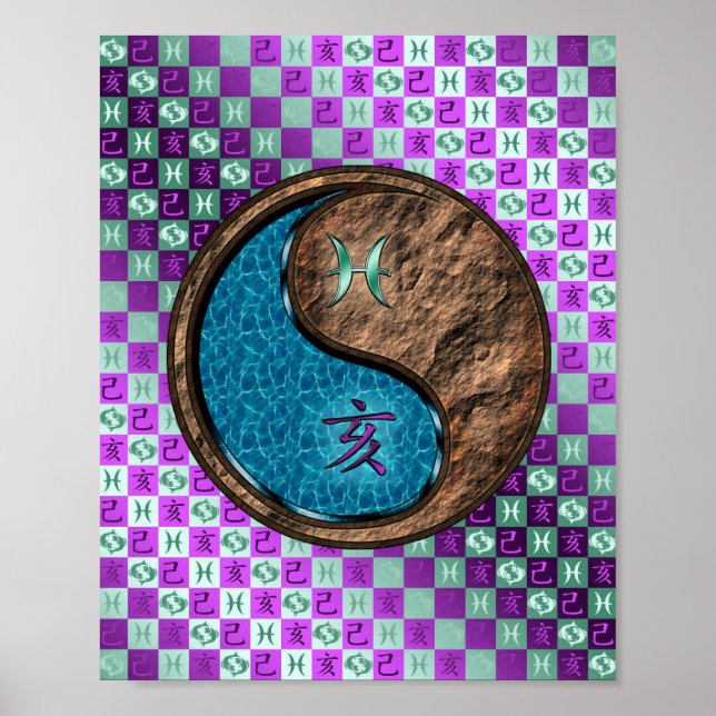 Pisces & Earth Boar Poster (Front)