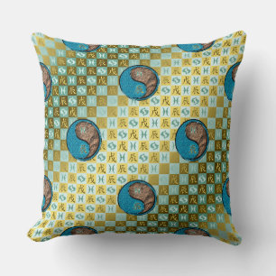 Pisces & Earth Dragon Cushion