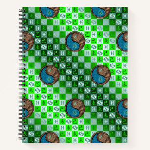 Pisces & Earth Goat Notebook