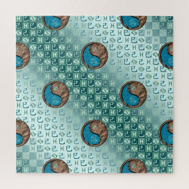 Pisces & Earth Snake Jigsaw Puzzle (Vertical)