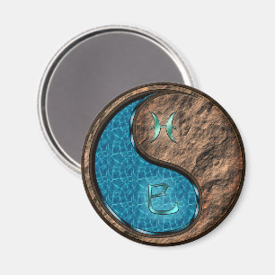 Pisces & Earth Snake Magnet