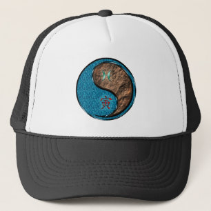 Pisces & Earth Tiger Trucker Hat