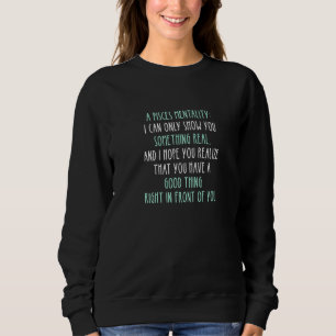 Pisces Facts Astrology Quote Horoscope Zodiac Sign Sweatshirt