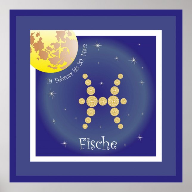 Pisces February 19 to March 20 Poster (Front)