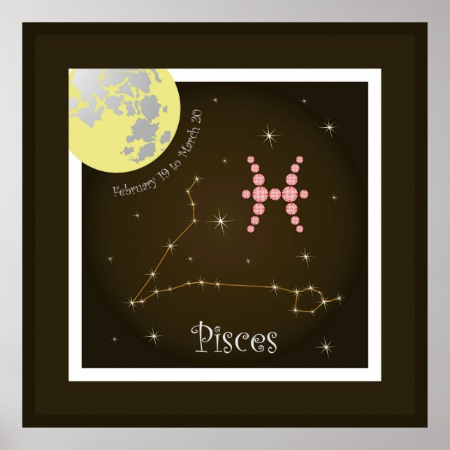Pisces February 19 to March 20 Poster (Front)