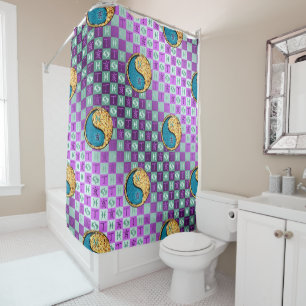 Pisces & Fire Boar Shower Curtain