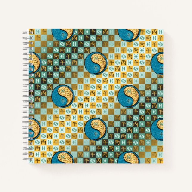 Pisces & Fire Horse Notebook (Front)