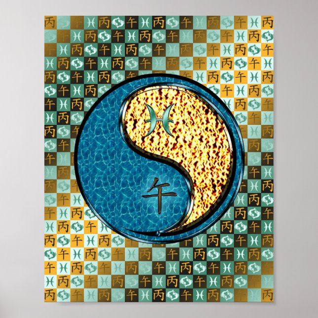 Pisces & Fire Horse Poster (Front)