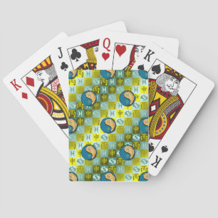 Pisces & Fire Monkey Playing Cards