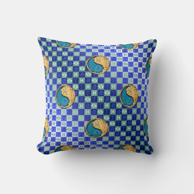 Pisces & Fire Ox Cushion (Front)