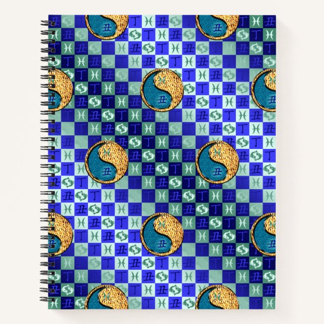 Pisces & Fire Ox Notebook (Front)