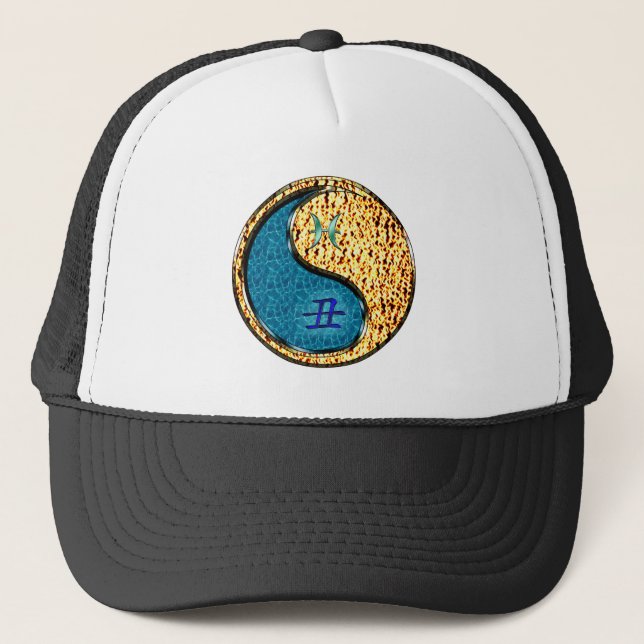Pisces & Fire Ox Trucker Hat (Front)