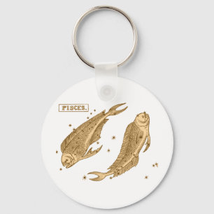 Pisces - Fisch Key Ring