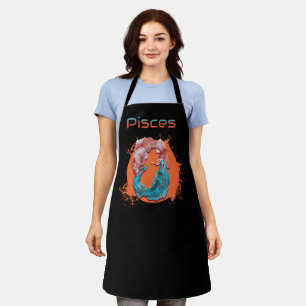 Pisces Fish Zodiac Horoscope Water Astrology Sign  Apron