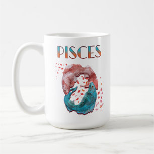 Pisces Fish Zodiac Horoscope Water Astrology Sign Coffee Mug