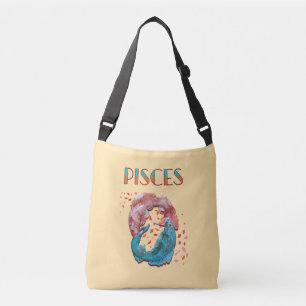 Pisces Fish Zodiac Horoscope Water Astrology Sign Crossbody Bag