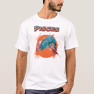 Pisces Fish Zodiac Horoscope Water Astrology Sign T-Shirt
