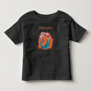 Pisces Fish Zodiac Horoscope Water Astrology Sign Toddler T-Shirt
