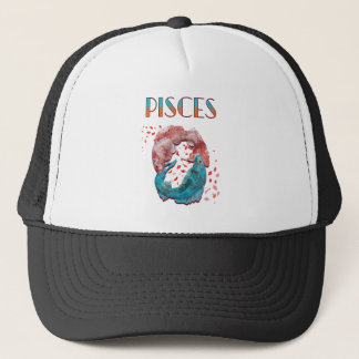 Pisces Fish Zodiac Horoscope Water Astrology Sign  Trucker Hat