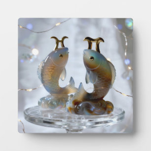 Pisces Glass Sculptures Plaque