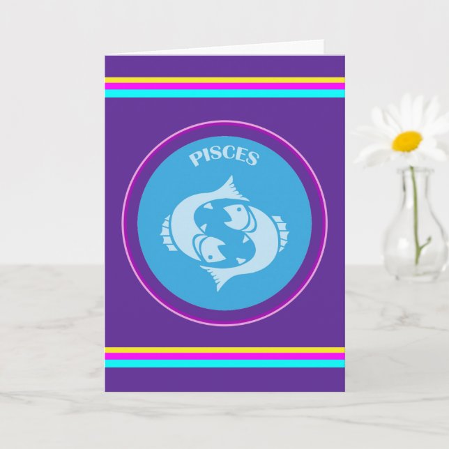 Pisces Greeting Card (Small Plant)