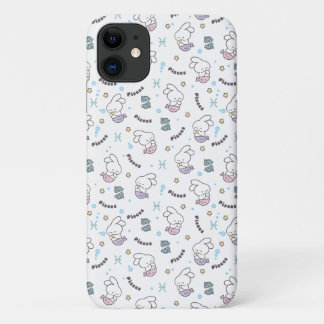Pisces Harmony: Bunny Mermaids Pattern iPhone 11 Case