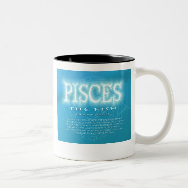 Pisces Horoscope Mug (Right)