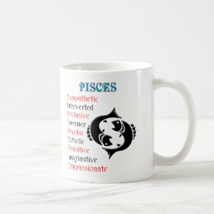 Pisces Horoscope Zodiac Sign Coffee Mug