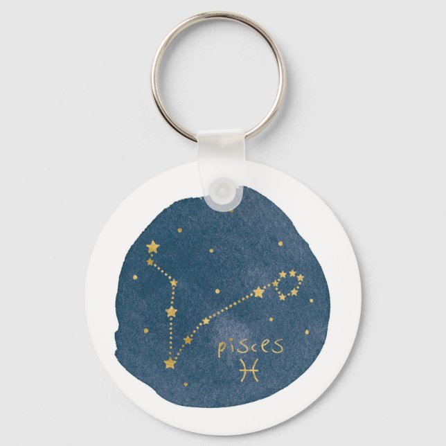 Pisces Key Ring (Front)