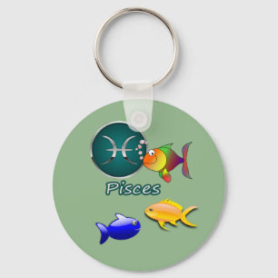 Pisces key ring