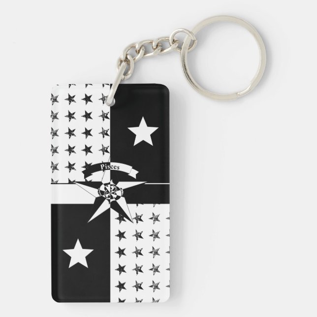 Pisces Key Ring (Back)