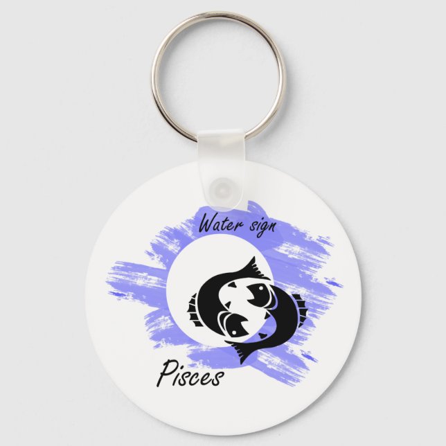 Pisces Key Ring (Front)