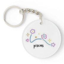 Pisces Keychain