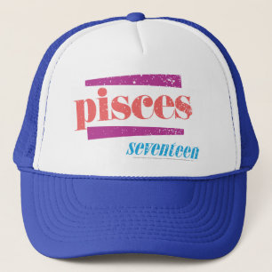Pisces LtPink Trucker Hat