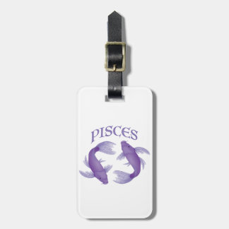 Pisces Luggage Tag
