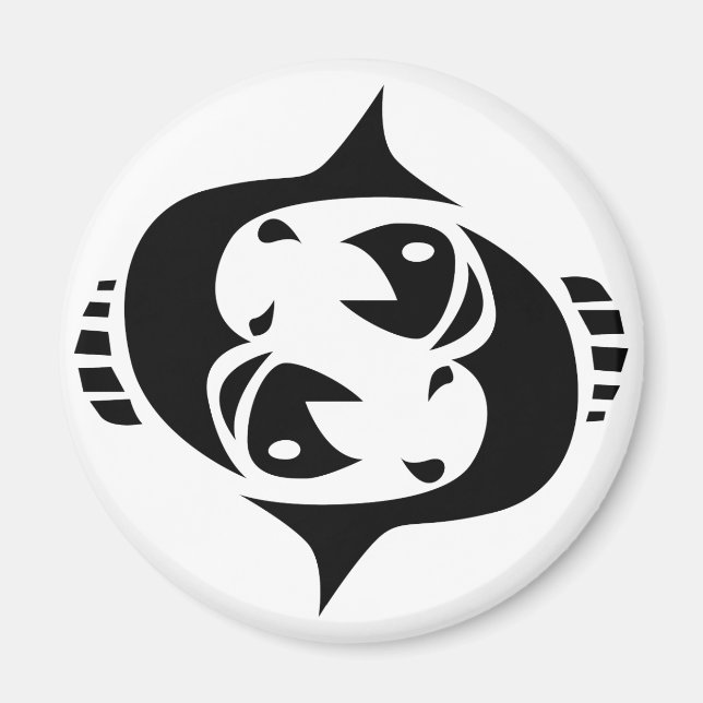 pisces magnet (Front)