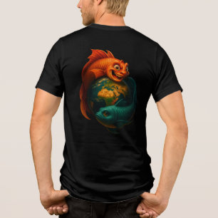 Pisces Make the World Go Round Tri-Blend Shirt