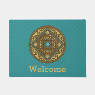 Pisces Mandala Doormat